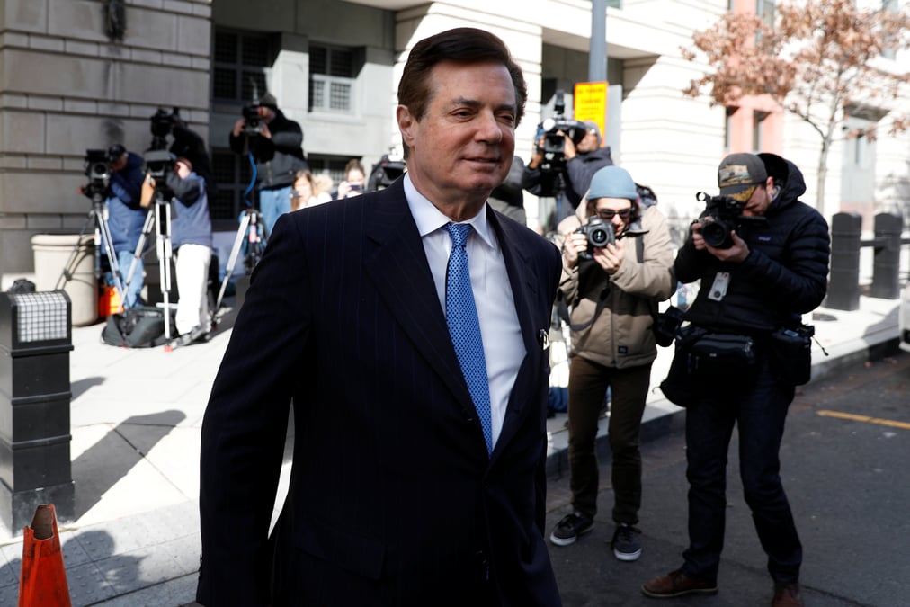 Usa/russie: manafort depose une requete pour rejeter des accusations