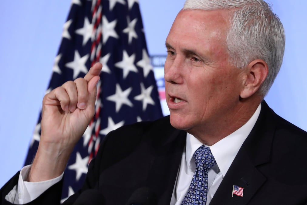 Le vice-président américain Mike Pence.