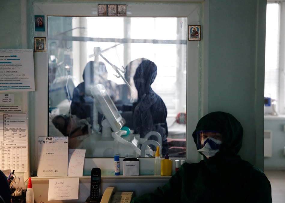 Coronavirus: infections et deces sur 24 heures a un niveau record en russie