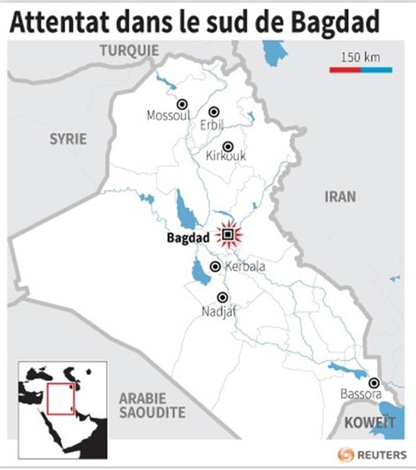 Attentats et fusillades font 23 morts en Irak