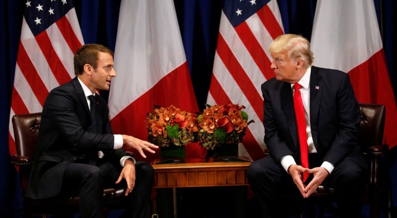 Macron va offrir une bouture de chene du bois belleau a trump