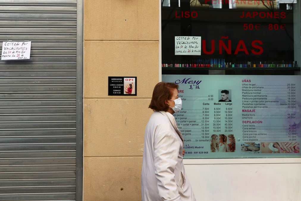 Coronavirus: bond des contaminations a madrid, des lits pourraient manquer