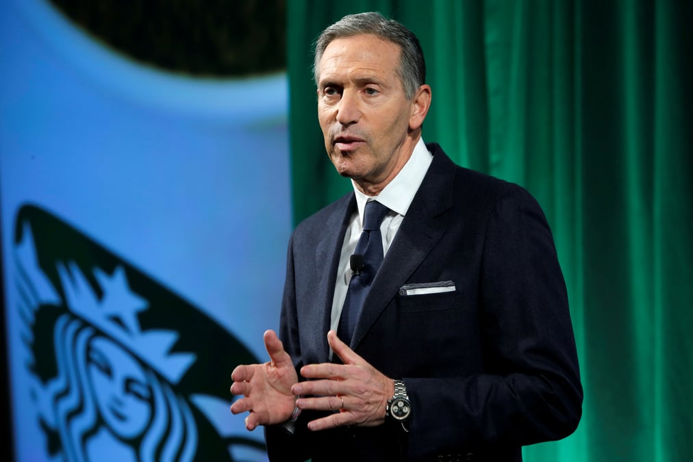 L'ancien patron de starbucks renonce a la presidentielle
