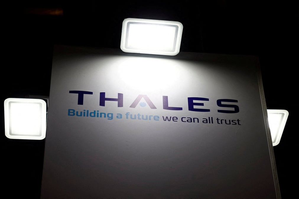 Le logo du groupe francais thales
