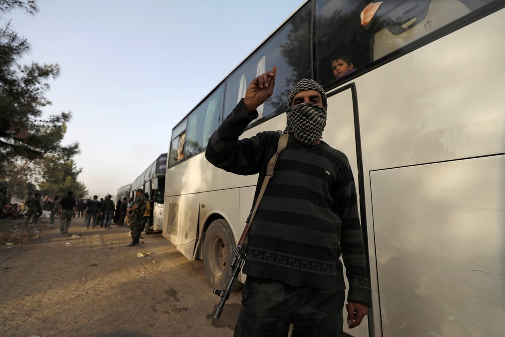 Pres de 7.000 nouveaux departs depuis la ghouta orientale