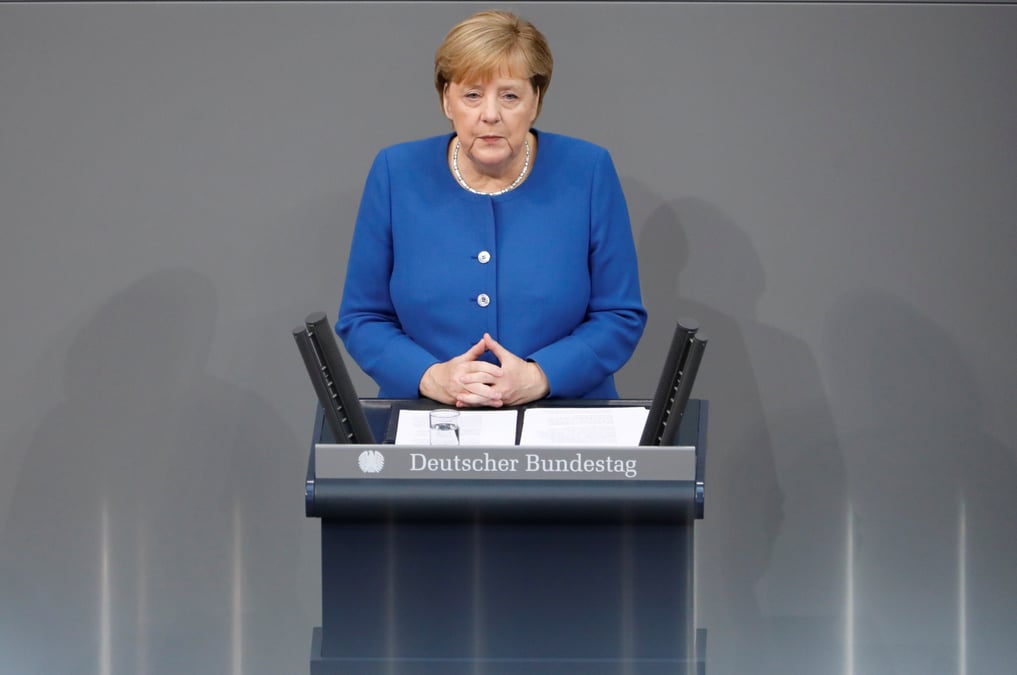 Merkel veut reduire la contribution allemande au budget de l'ue