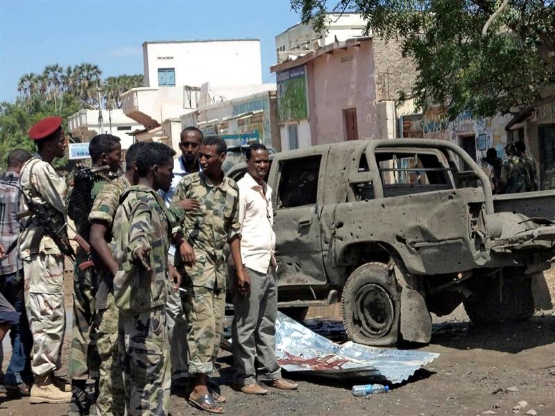 Attaque d'un poste de police en Somalie, 28 morts