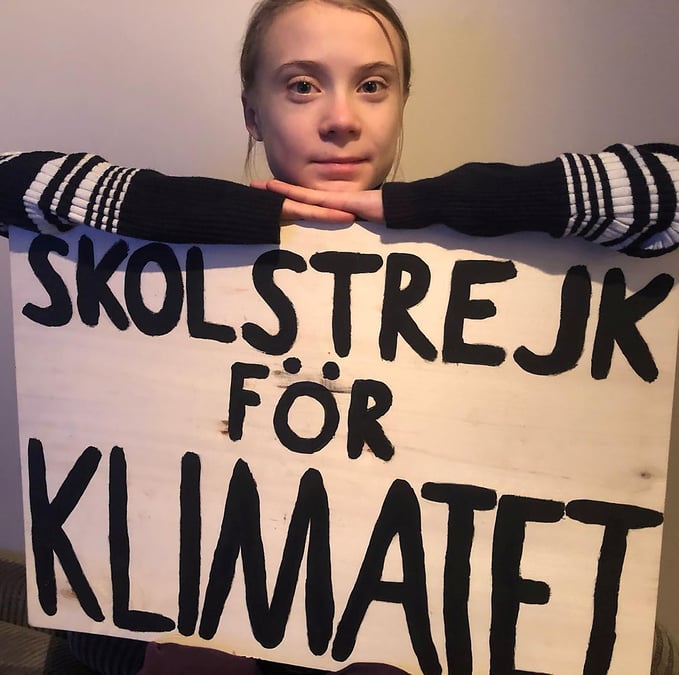 Cinq ans apres l'accord de paris, le monde refuse toujours de regarder la realite, dit greta thunberg