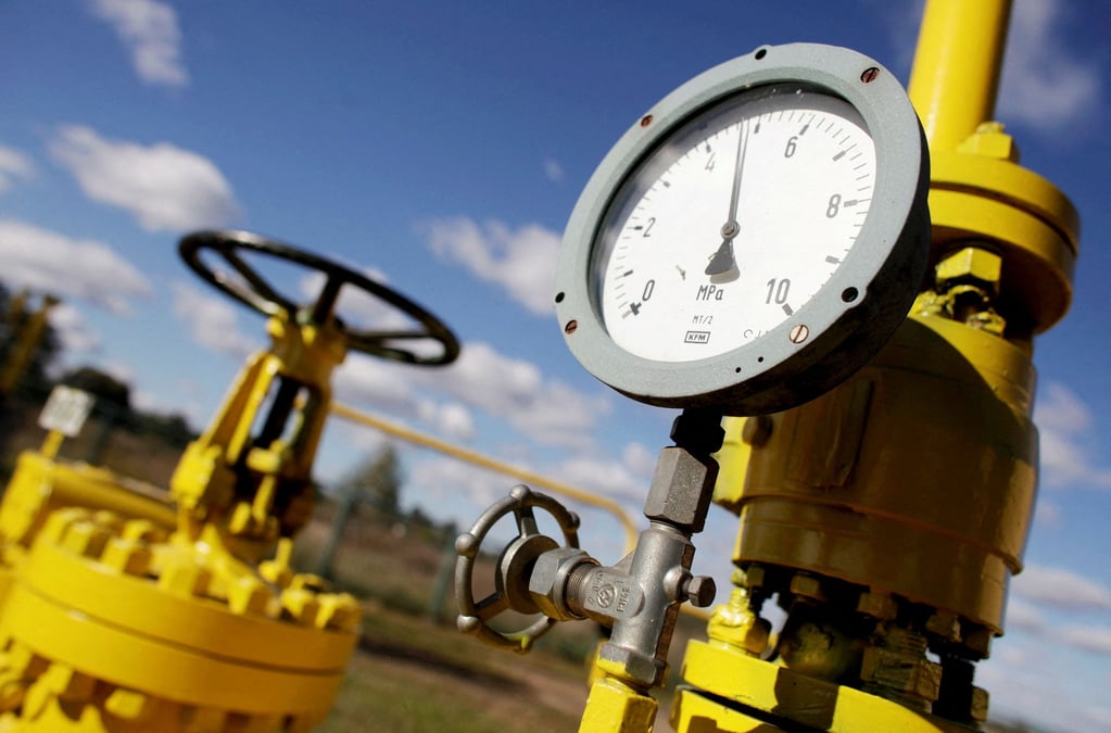 Le transit de gaz en baisse