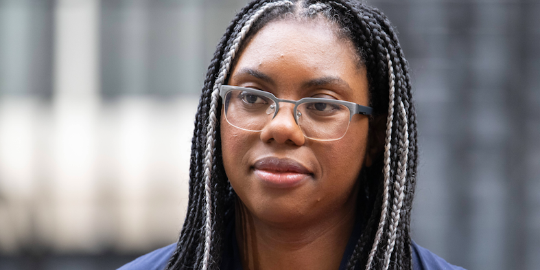 La ministre britannique du Commerce, Kemi Badenoch.