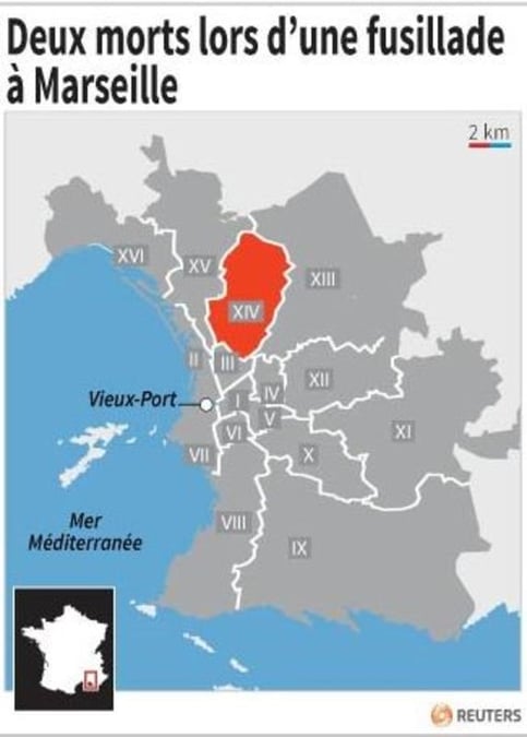 Deux morts lors d'une fusillade a marseille