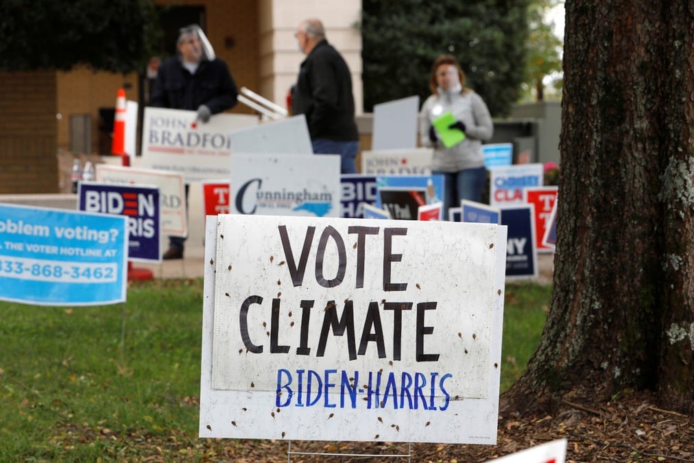 Soutien au Biden des défenseurs de l'environnement