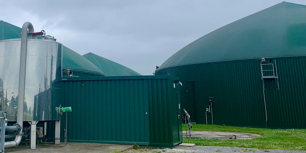 La CRE a audité quelque 700 méthaniseurs dans l'Hexagone. Ici, une installation dans la commune de Chaumes-en-Brie (Seine-et-Marne).