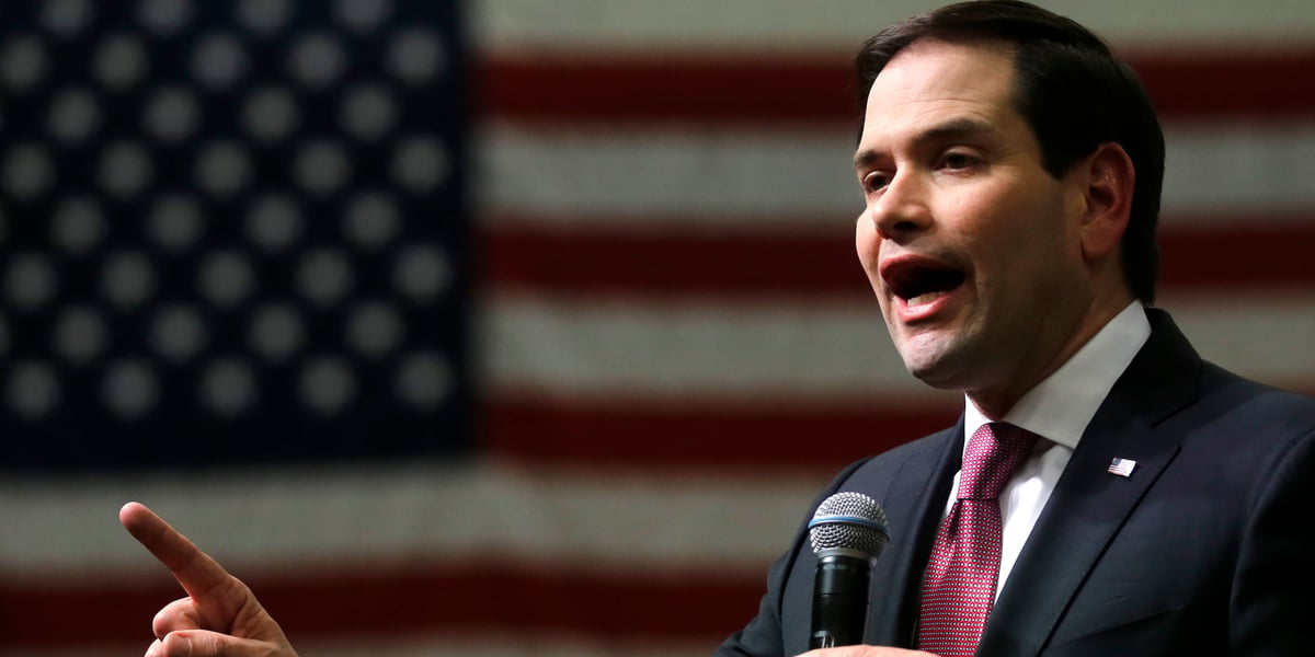 Le secrétaire d'État américain Marco Rubio (photo d'illustration)