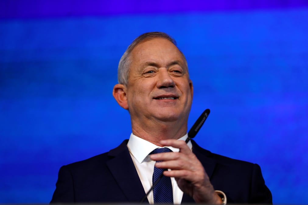 Elu a la presidence de la knesset, gantz demande un gouvernement d'union