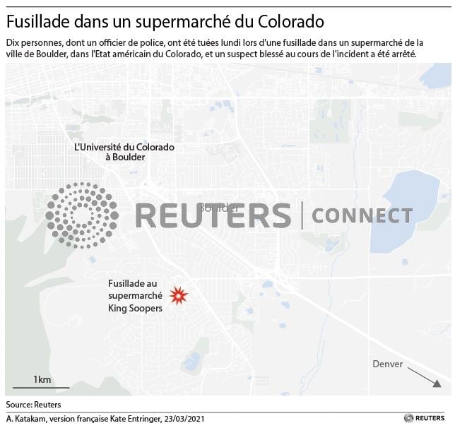 Une fusillade dans un supermarche du colorado fait 10 morts