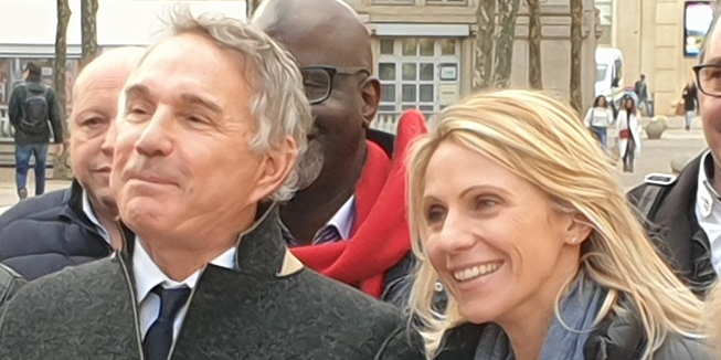 Patrick Vignal (LREM) et Anne Brissaud (NC) font alliance