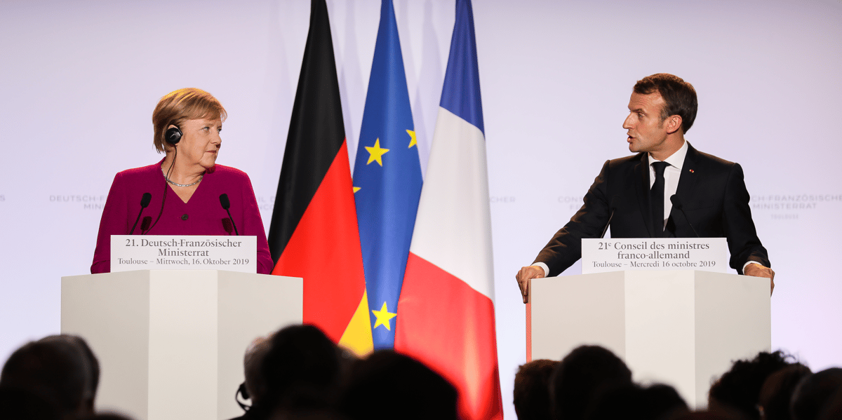 Macron et Merkel à Airbus