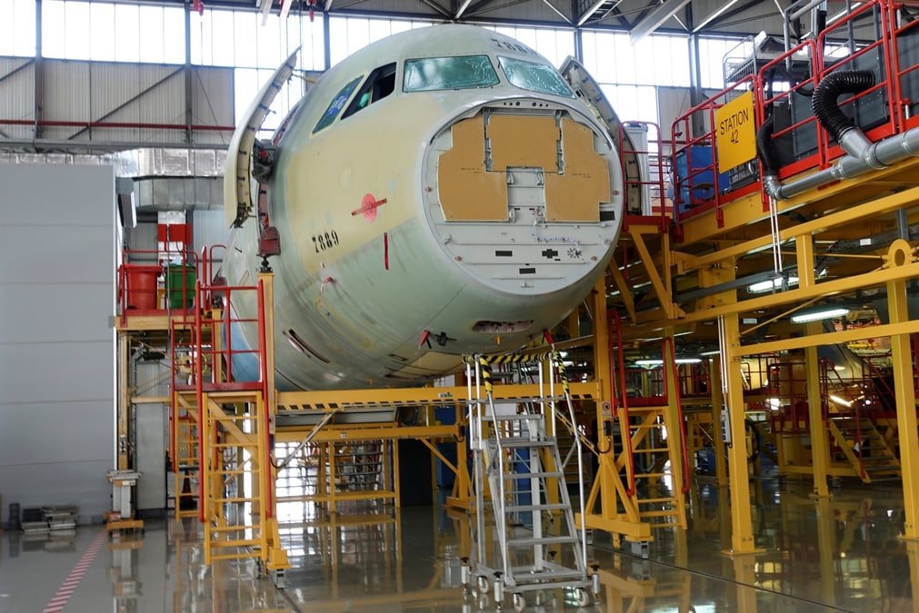 Coronavirus: l'usine d'assemblage d'a320 d'airbus a tianjin reste fermee