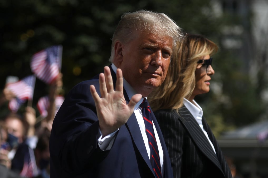 Les dirigeants mondiaux souhaitent un prompt retablissement a donald et melania trump