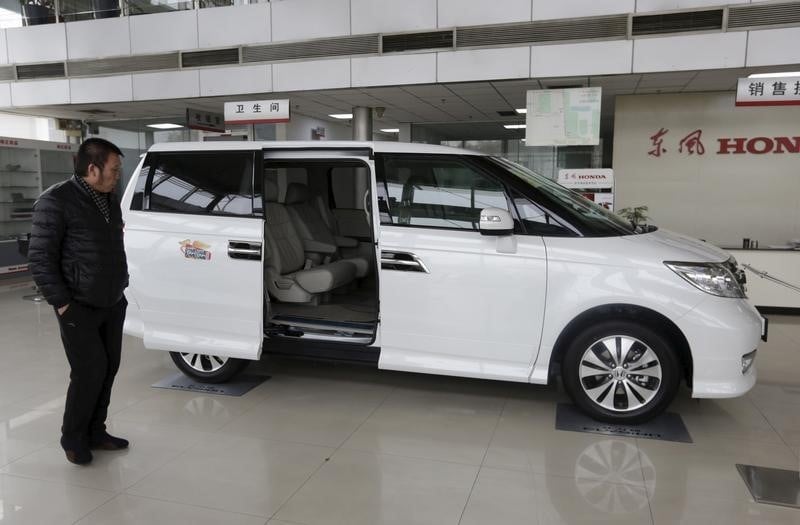 Plus d'un million de vehicules honda vendus en chine en 2015