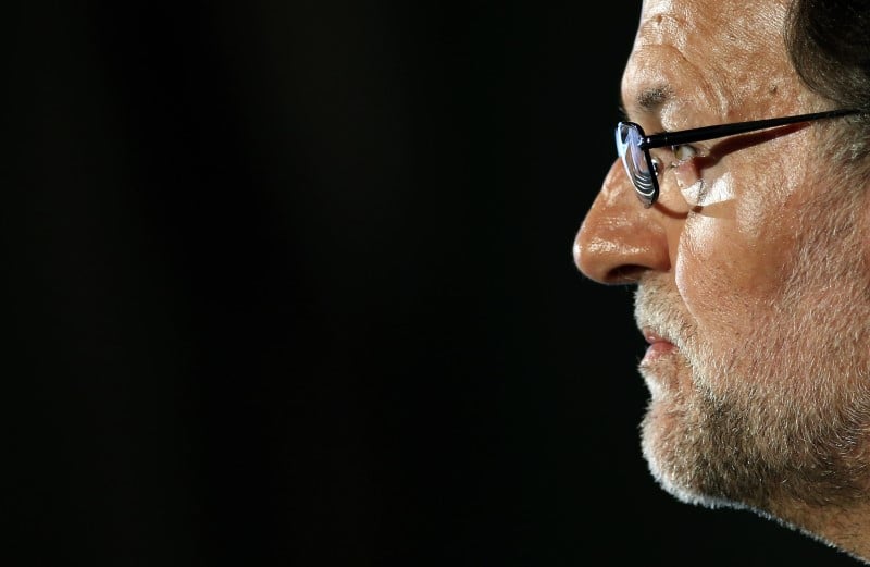 Rajoy ecarte le risque d'elections anticipees