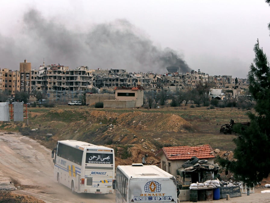 Plus de 105.000 personnes ont quitte la ghouta orientale