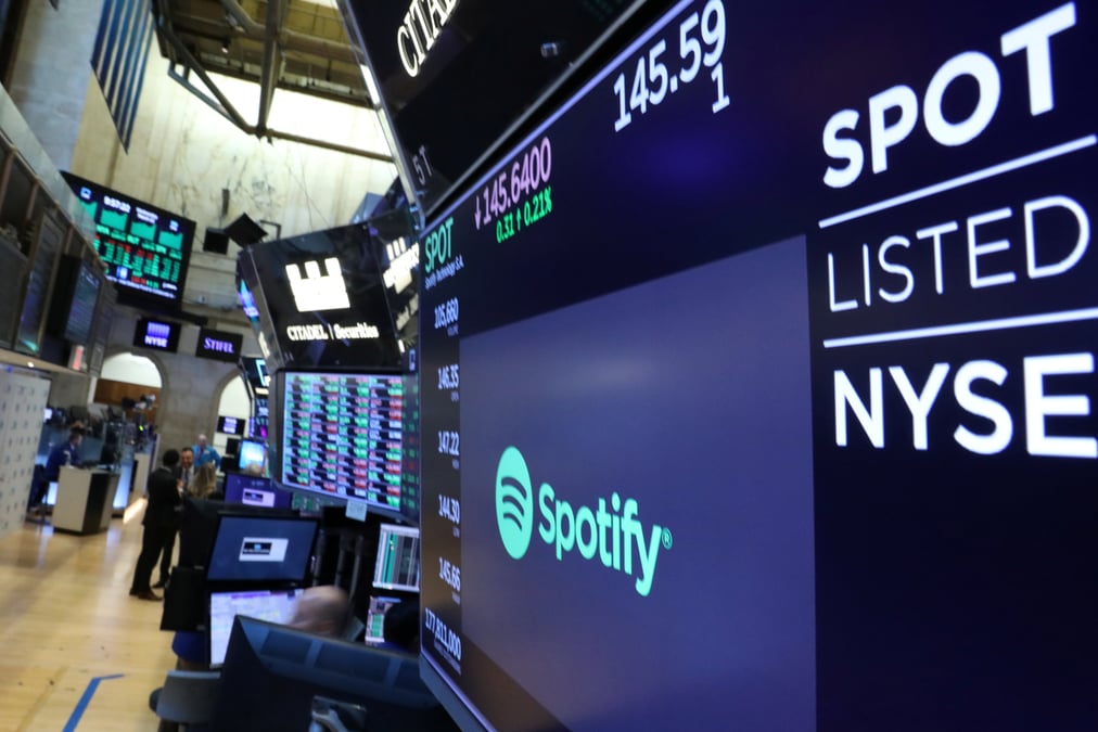 Spotify: benefice surprise au 3eme trimestre, hausse des abonnements payants