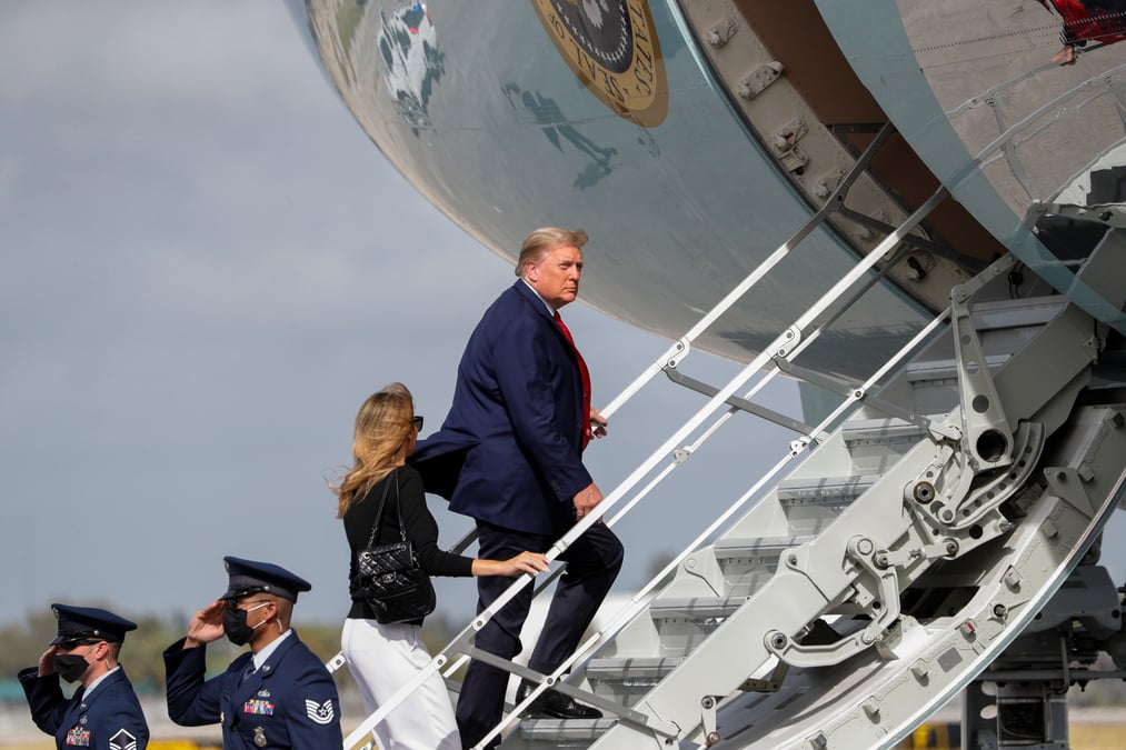 Trump passera finalement le reveillon du nouvel an a washington