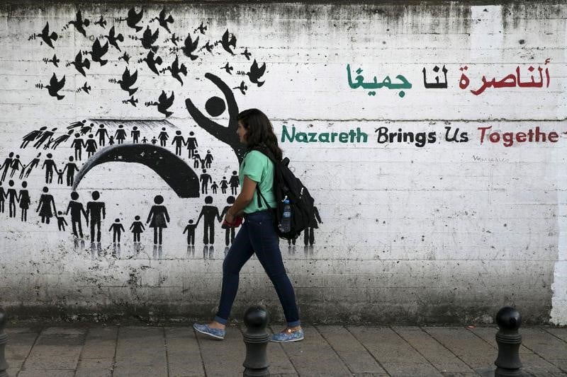 Nazareth proteste contre la decision de trump sur jerusalem