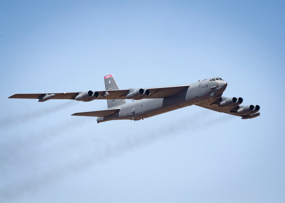 Aero India, U.S. Air Force B-52 Stratofortress, Air Force Station Yelahanka, Bengaluru, India