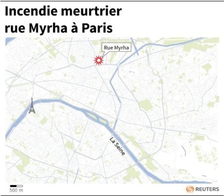 Incendie meurtrier rue myrha a paris