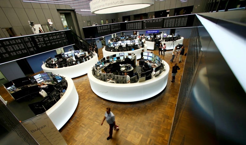 Les bourses europeennes en hausse, dans le sillage des banques