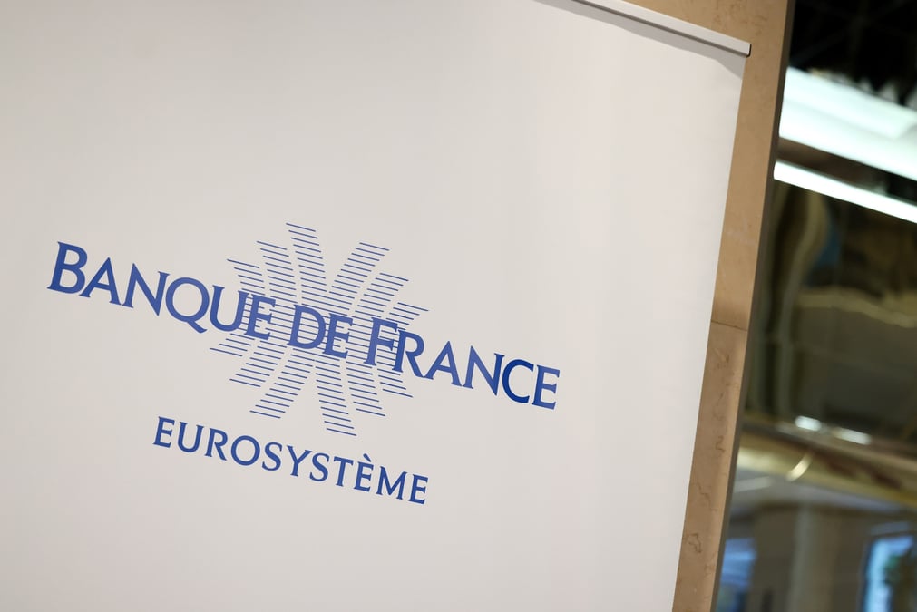 Un logo de la banque de france a paris
