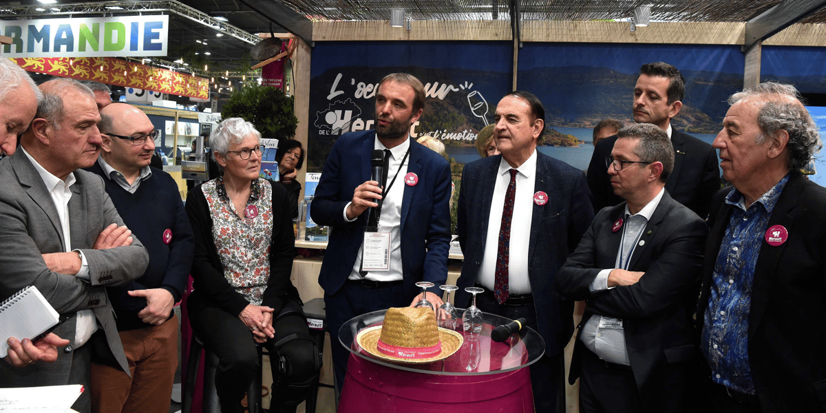 Le président de la Métropole de Montpellier Michaël Delafosse a créé un Pôle vin fin 2021.