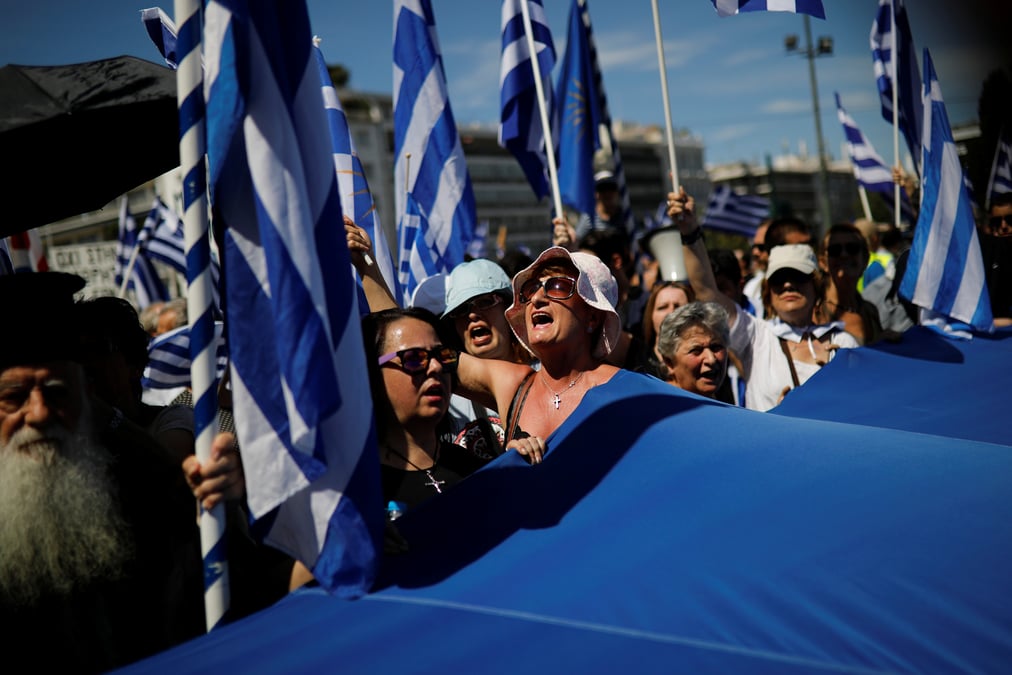 L'accord entre la grece et la macedoine signe dimanche