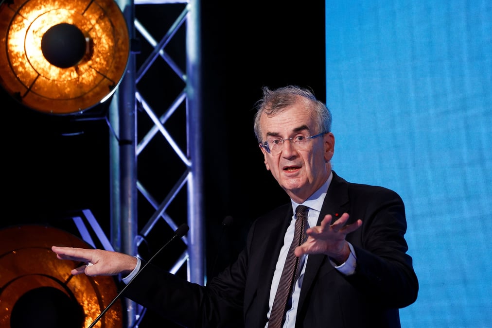 Photo du gouverneur de la banque de france, francois villeroy de galhau