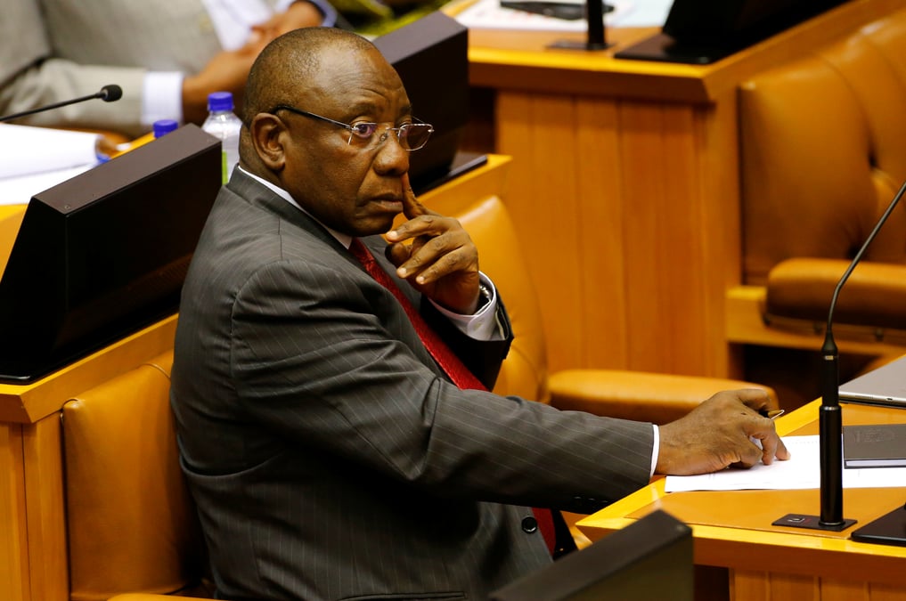 Cyril ramaphosa elu nouveau president d'afrique du sud