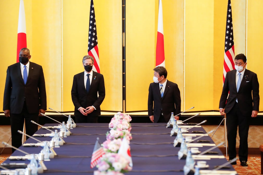 A tokyo, le chef de la diplomatie us appelle a renforcer les liens avec le japon