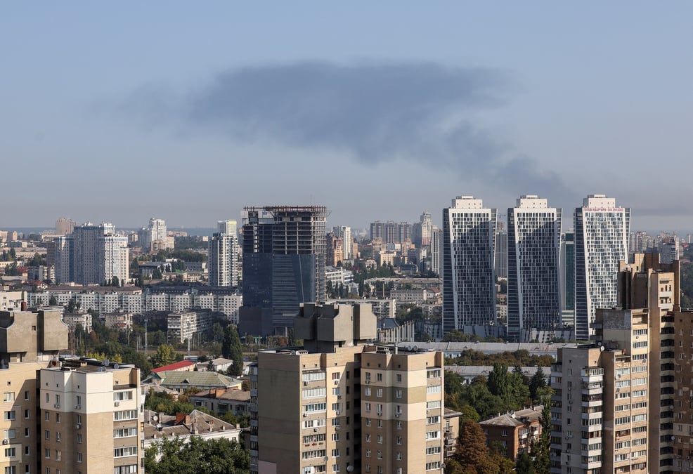 Frappe de missiles russes a kyiv