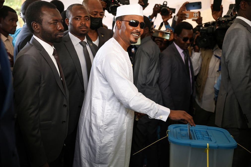 Le vainqueur de l'election presidentielle au tchad, mahamat idriss deby