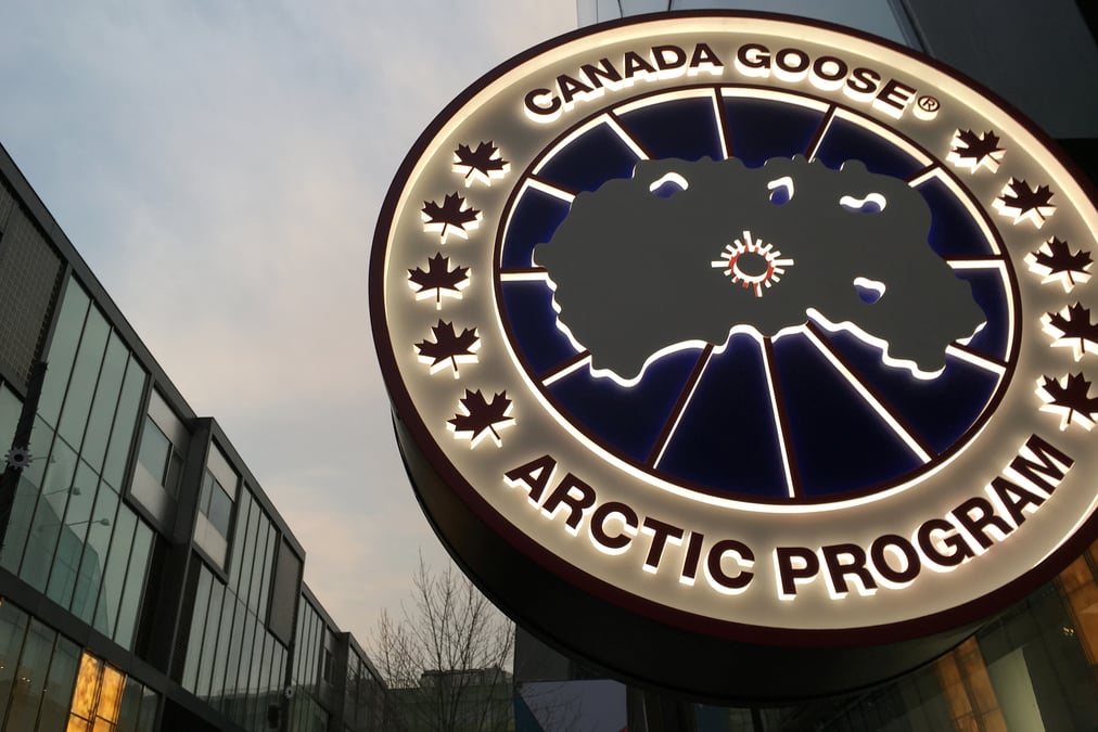 Canada goose, a suivre a wall street
