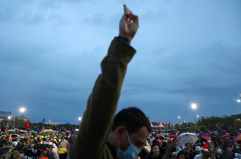 Grande manifestation anti-gouvernementale en thailande