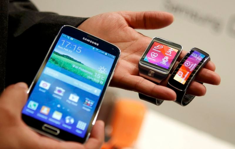 Samsung dévoile le Galaxy S5 et des objets connectés