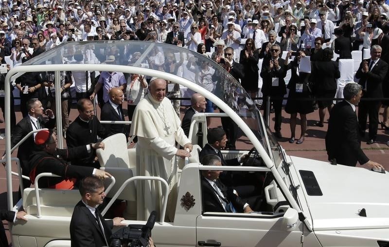 Le pape francois a sarajevo