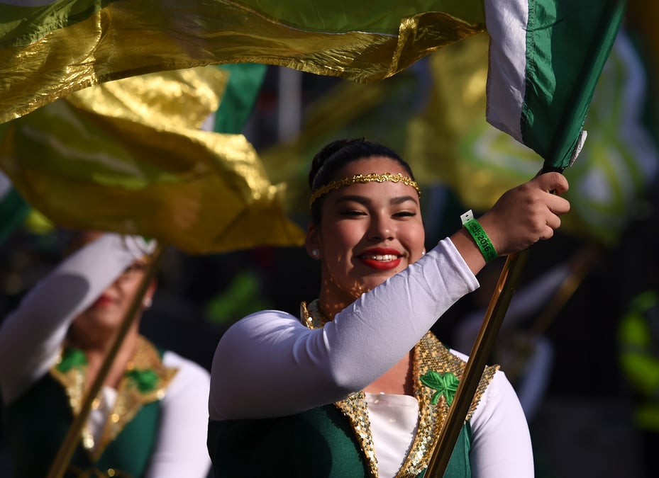 Irlande: la parade de la saint-patrick de retour apres trois ans d'absence