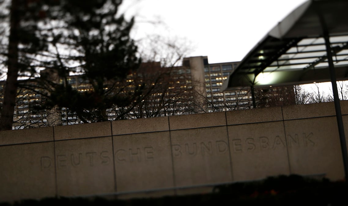 Le siege de la bundesbank a francfort