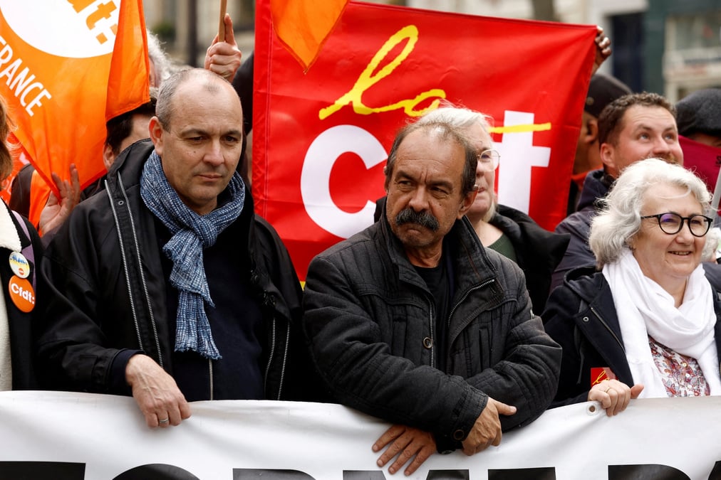 Neuvieme jour de greve nationale et de protestation en france contre la reforme des retraites