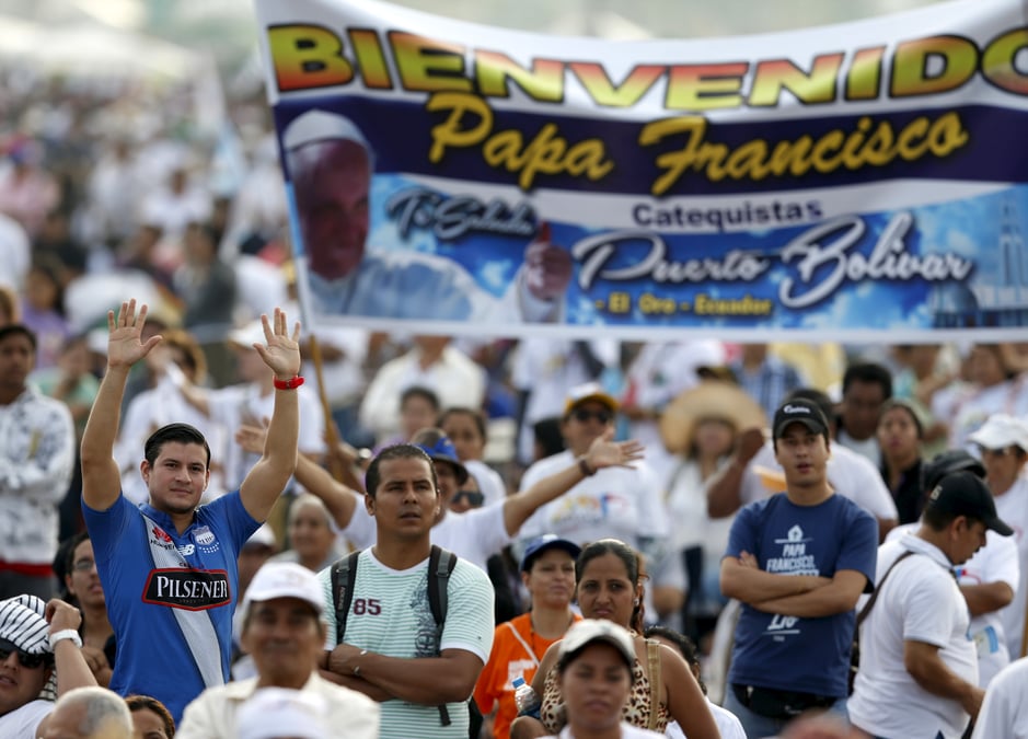Le pape francois va celebrer une messe a guayaquil en equateur