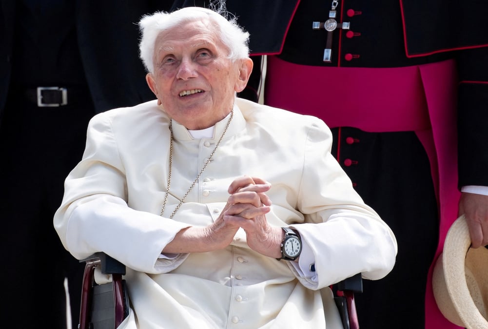 Photo d'archives de l'ancien pape benoit xvi